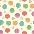 Merry Christmas tree toys pattern Happy new year holidays elements background Merry Christmas background Royalty Free Stock Photo